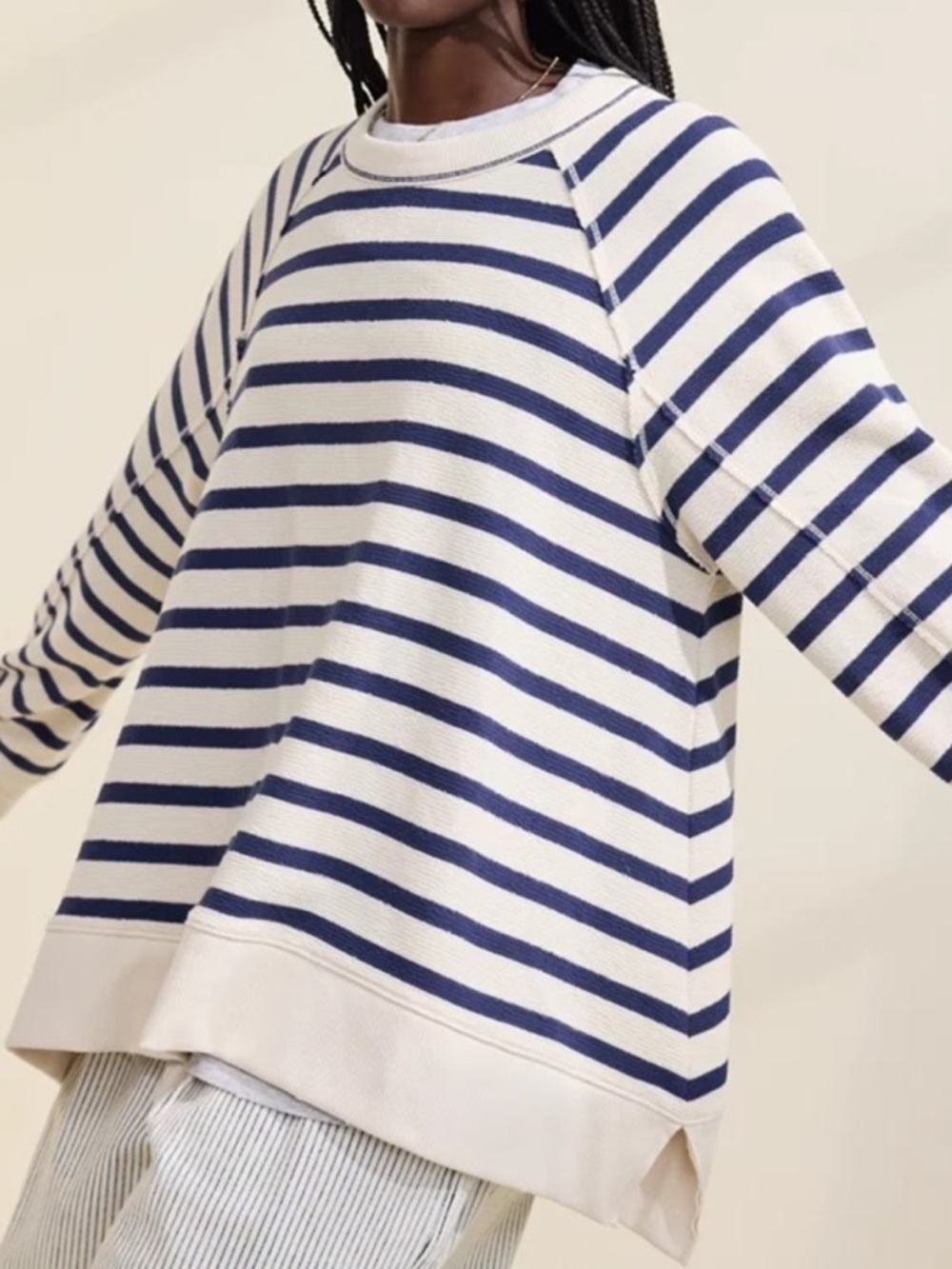 Aerie East West Crew Sweatshirt